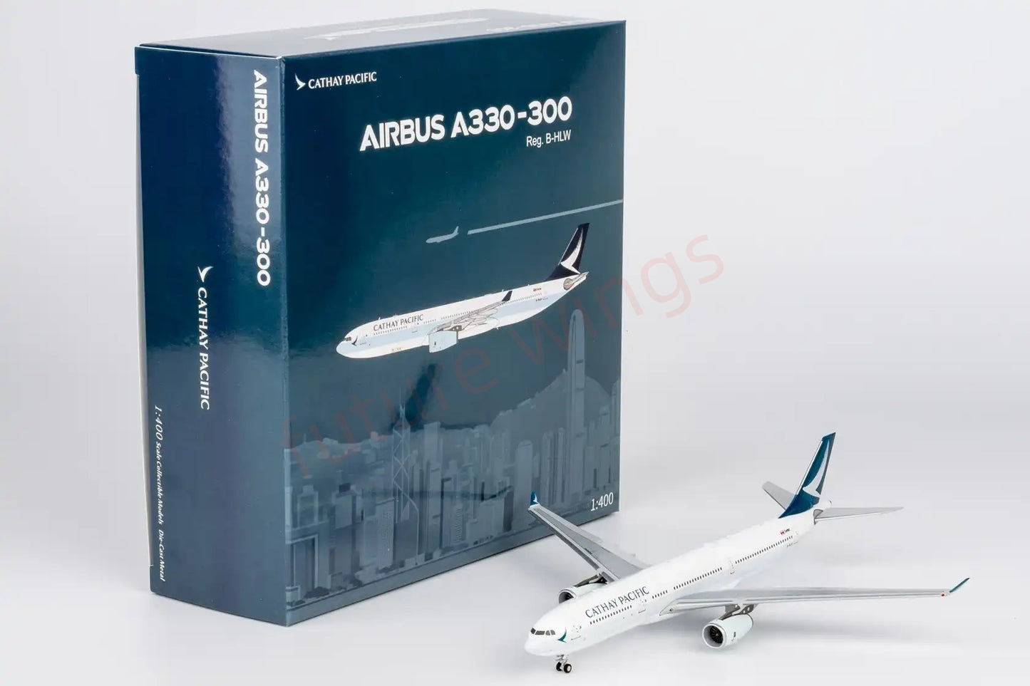 1:400 NG Models NG62083 Cathay Pacific A330-300 B-HLW Aircraft Model+Free Tractor