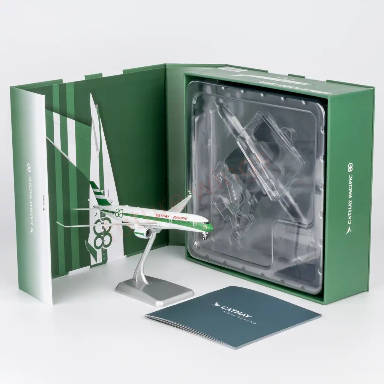 1:400 NG Models NG39128 Cathay Pacific A350-900 B-LRJ  "80Years""Luxury Package"Aircraft Model+Free Tractor