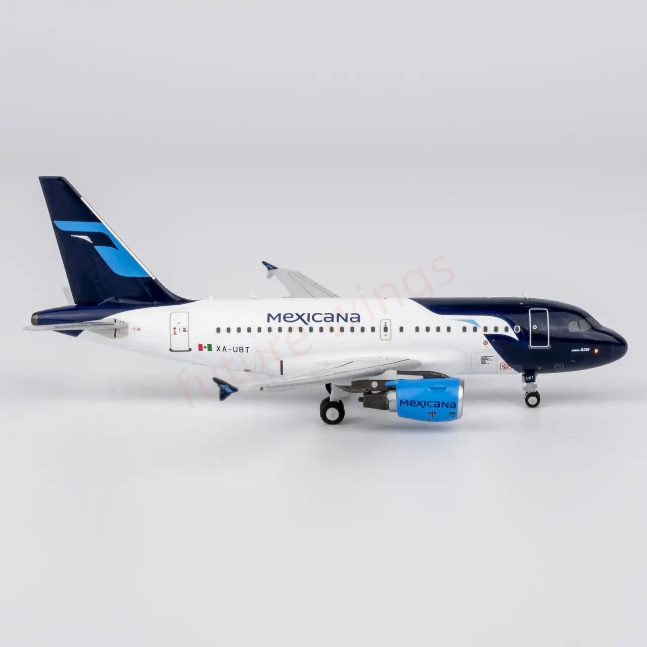 1:400 NG Models NG48027 Mexican A318-100 XA-UBT Aircraft Model+Free Tractor