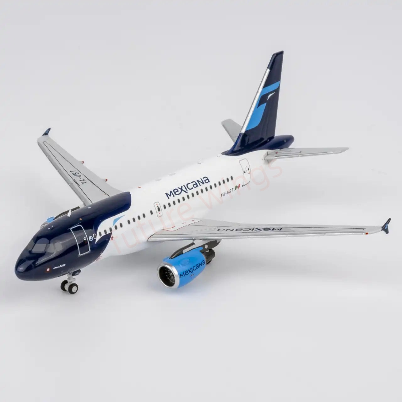 1:400 NG Models NG48027 Mexican A318-100 XA-UBT Aircraft Model+Free Tractor