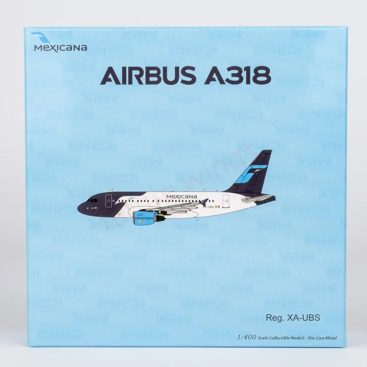 1:400 NG Models NG48028 Mexican A318-100 XA-UBS Aircraft Model+Free Tractor