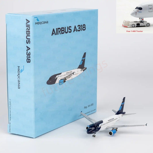 1:400 NG Models NG48028 Mexican A318-100 XA-UBS Aircraft Model+Free Tractor