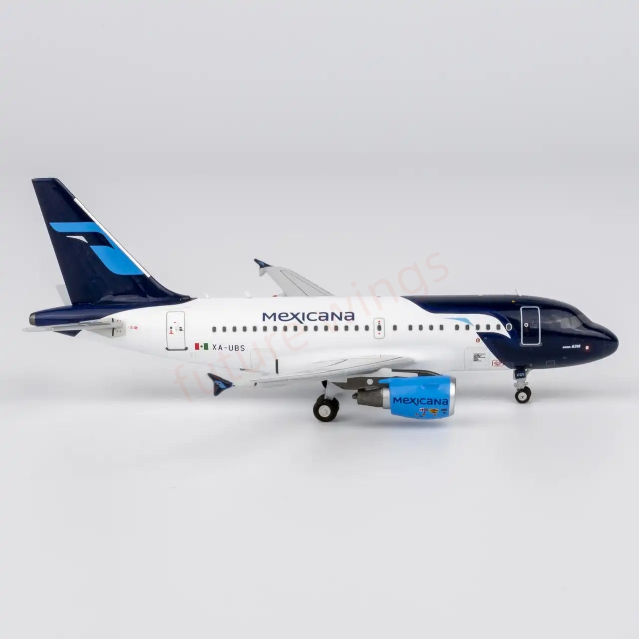 1:400 NG Models NG48028 Mexican A318-100 XA-UBS Aircraft Model+Free Tractor
