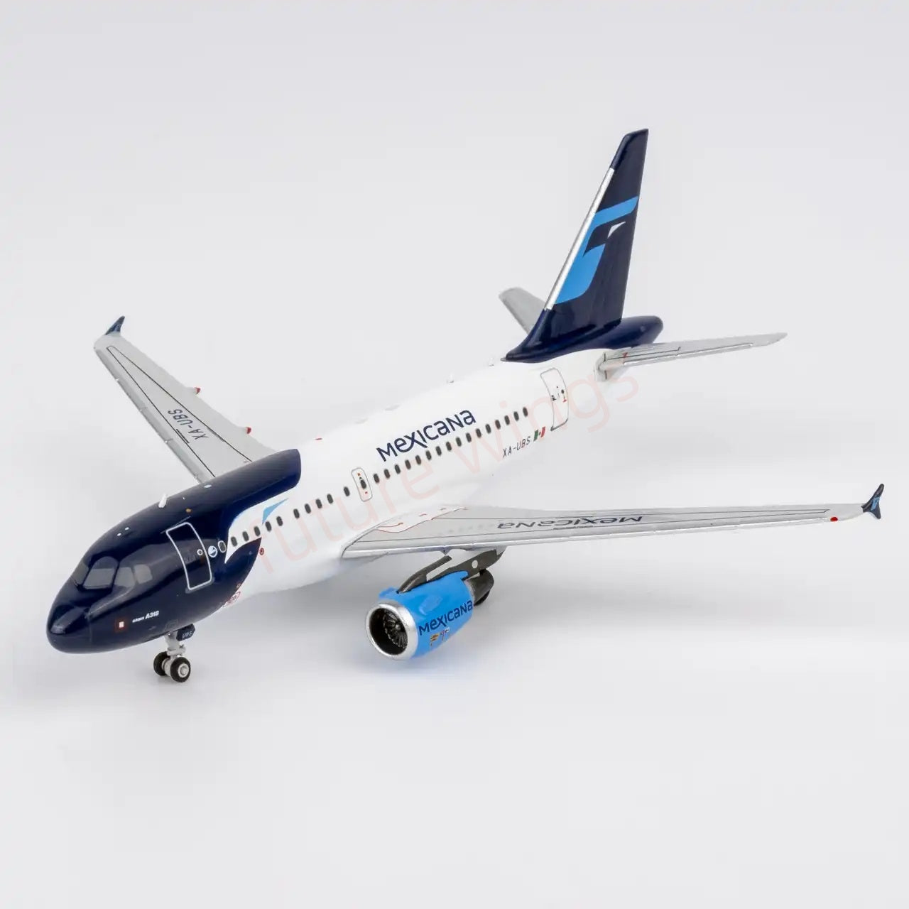 1:400 NG Models NG48028 Mexican A318-100 XA-UBS Aircraft Model+Free Tractor