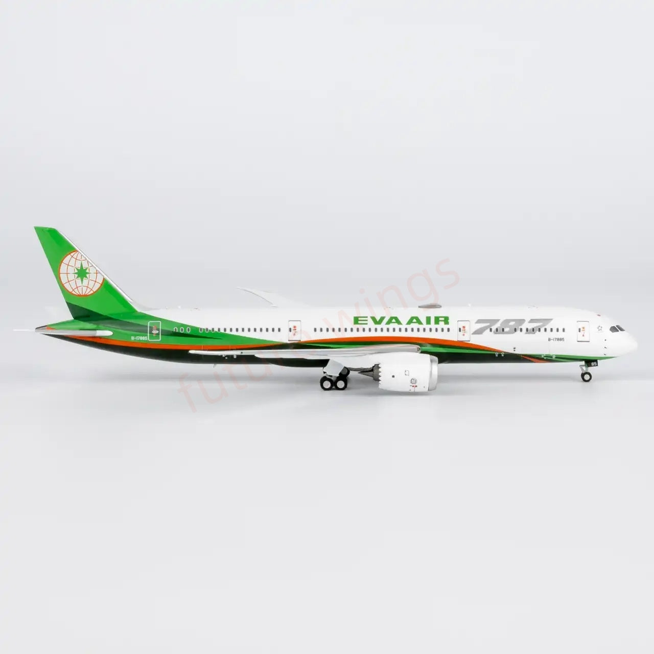 1:400 NG Models NG55145 EVA Air B787-9 B-17885 Aircraft Model+Free Tractor