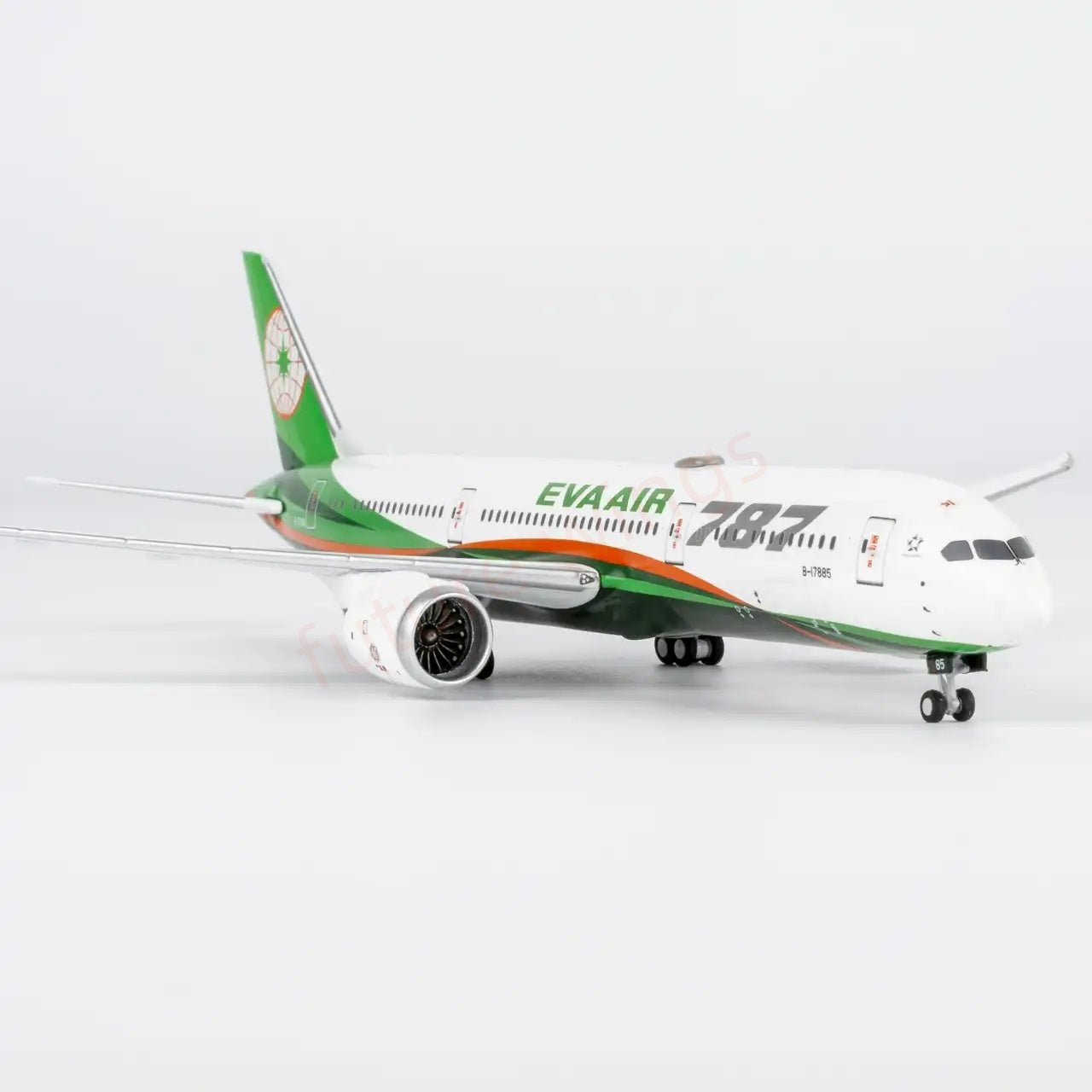 1:400 NG Models NG55145 EVA Air B787-9 B-17885 Aircraft Model+Free Tractor