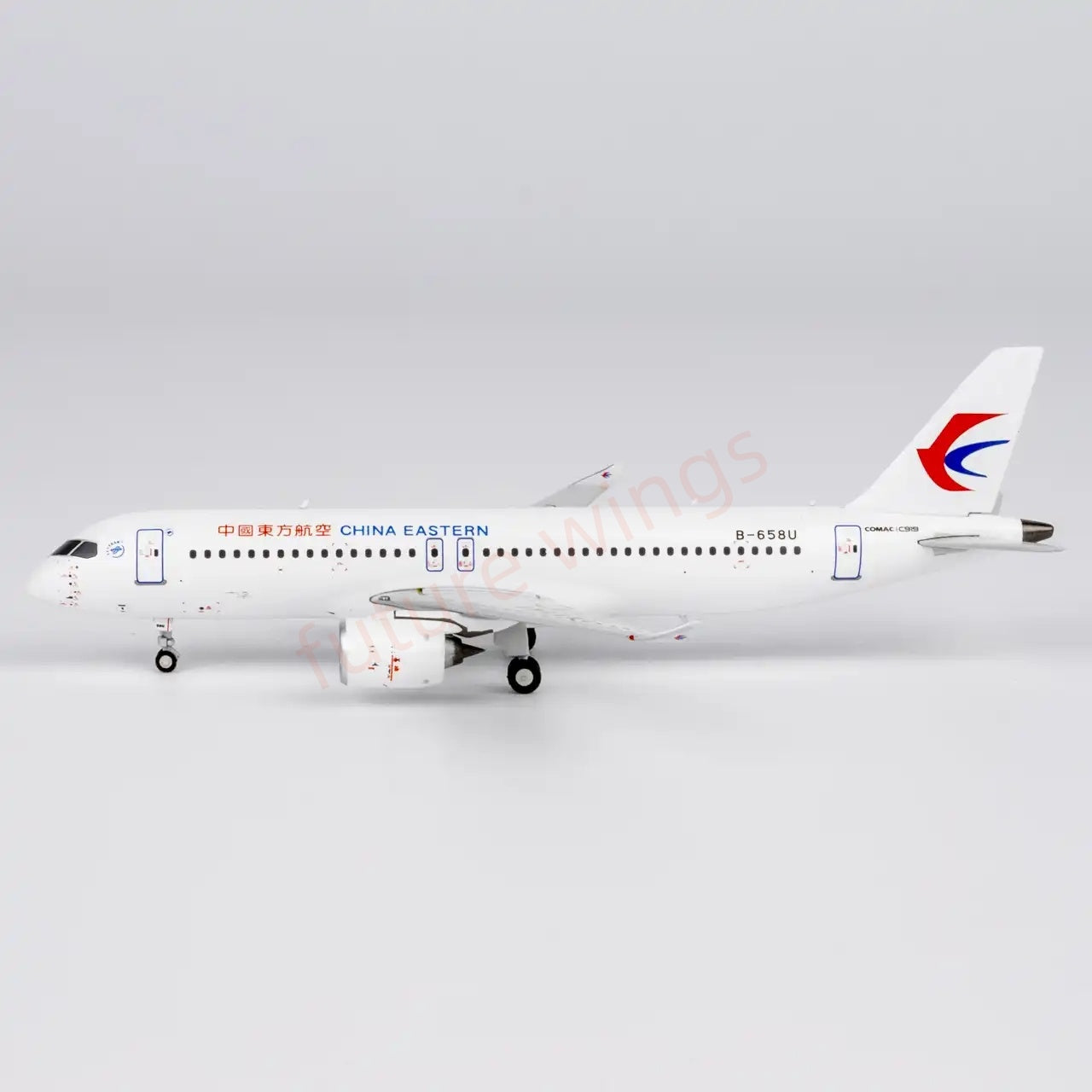 1:400 NG Models NG19211 China Eastern Airlines C919 B-658U Aircraft Model+Free Tractor