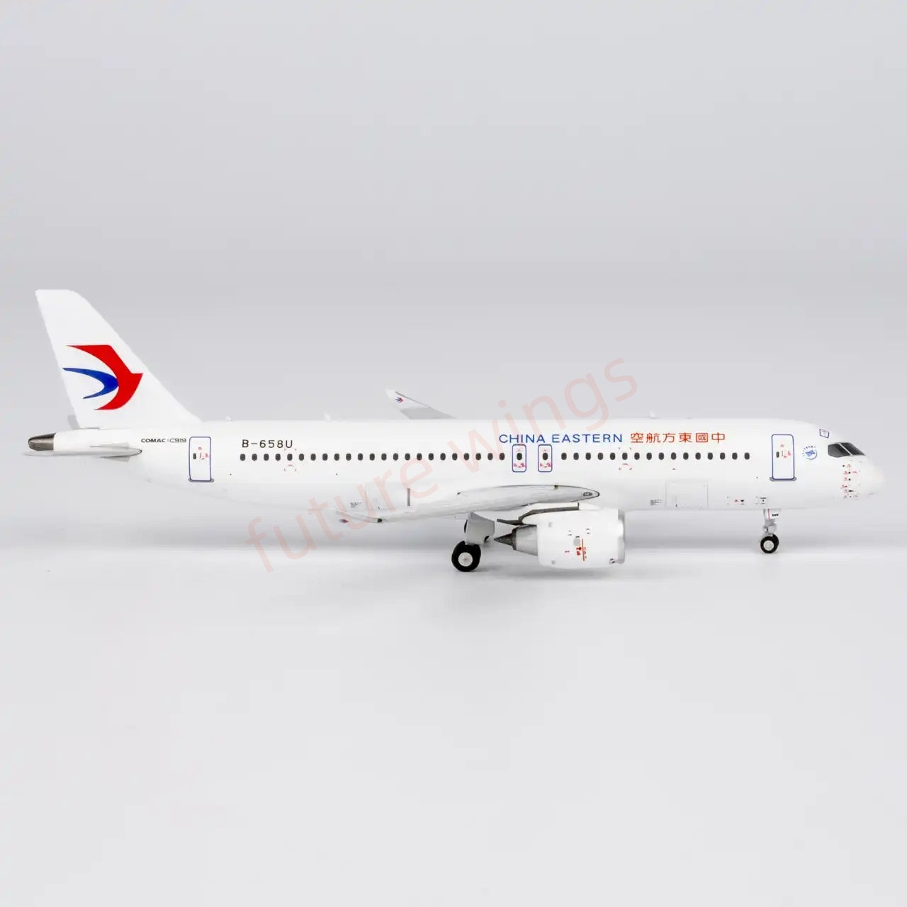 1:400 NG Models NG19211 China Eastern Airlines C919 B-658U Aircraft Model+Free Tractor