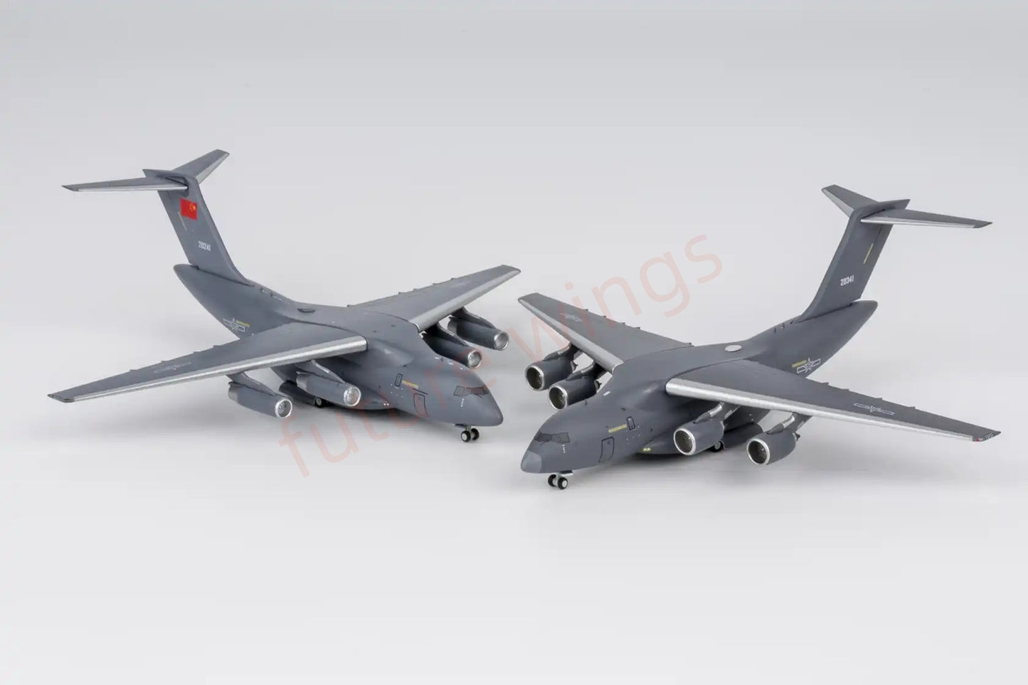 1:400 NG Models China Air Force Y-20B 20341/20342/20343 Aircraft Model+Free Tractor