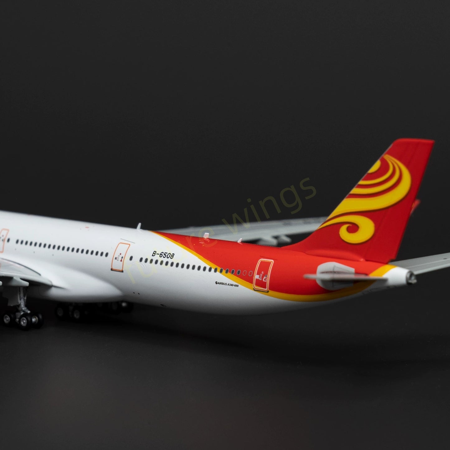 1:400 YY Wings Hainan Airlines A340-600 B-6508/B-6509/B-6510 Aircraft Model+Free Tractor