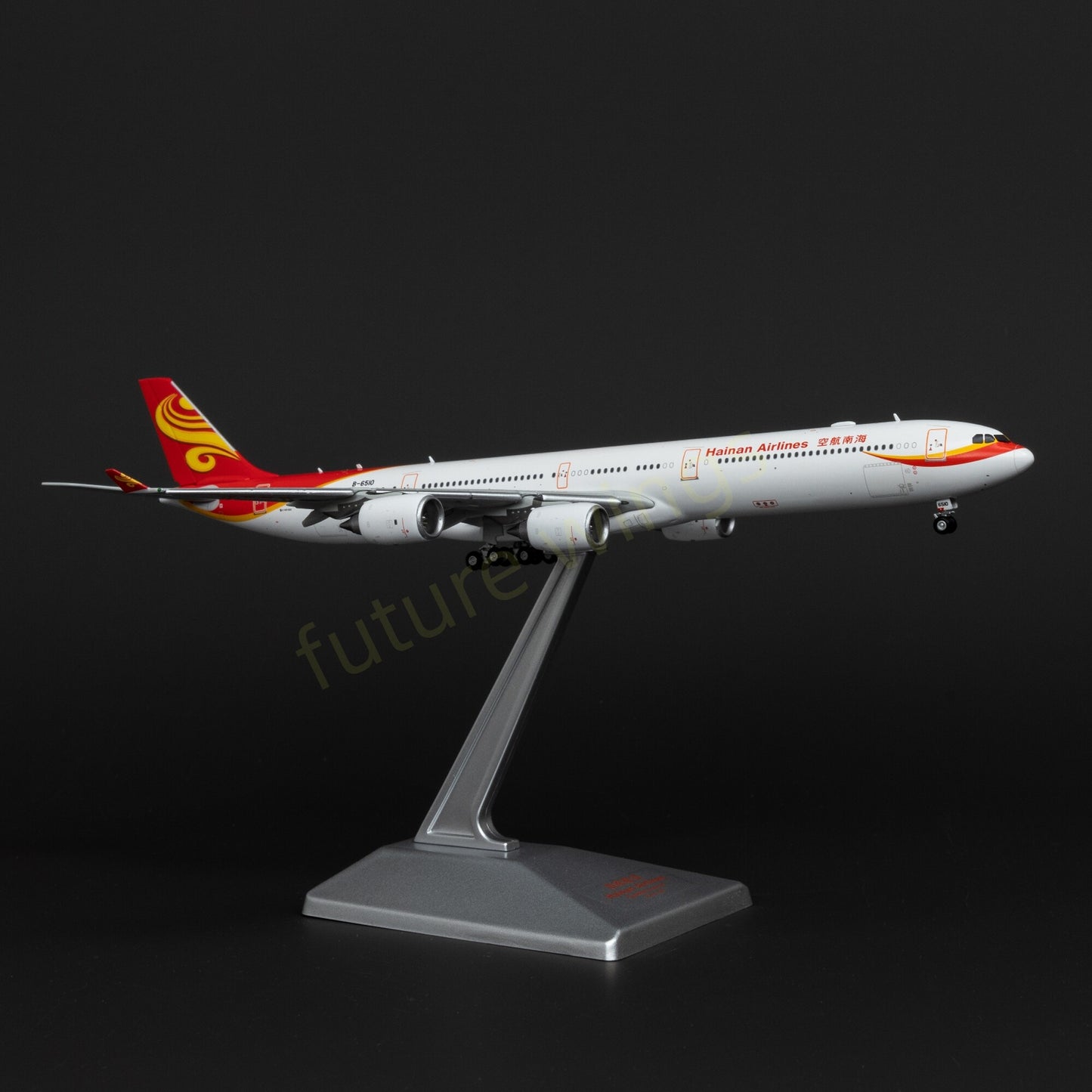 1:400 YY Wings Hainan Airlines A340-600 B-6508/B-6509/B-6510 Aircraft Model+Free Tractor