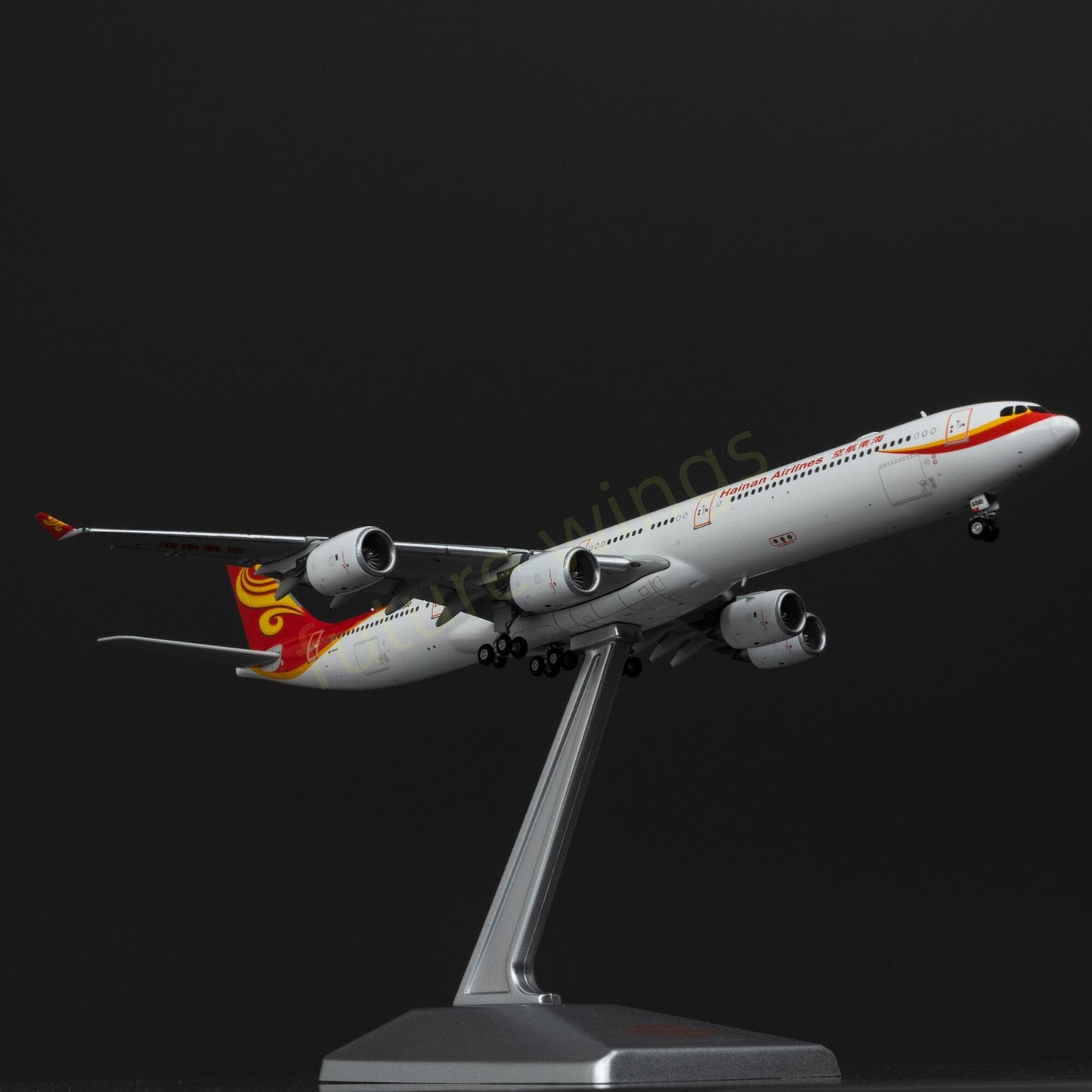 1:400 YY Wings Hainan Airlines A340-600 B-6508/B-6509/B-6510 Aircraft Model+Free Tractor