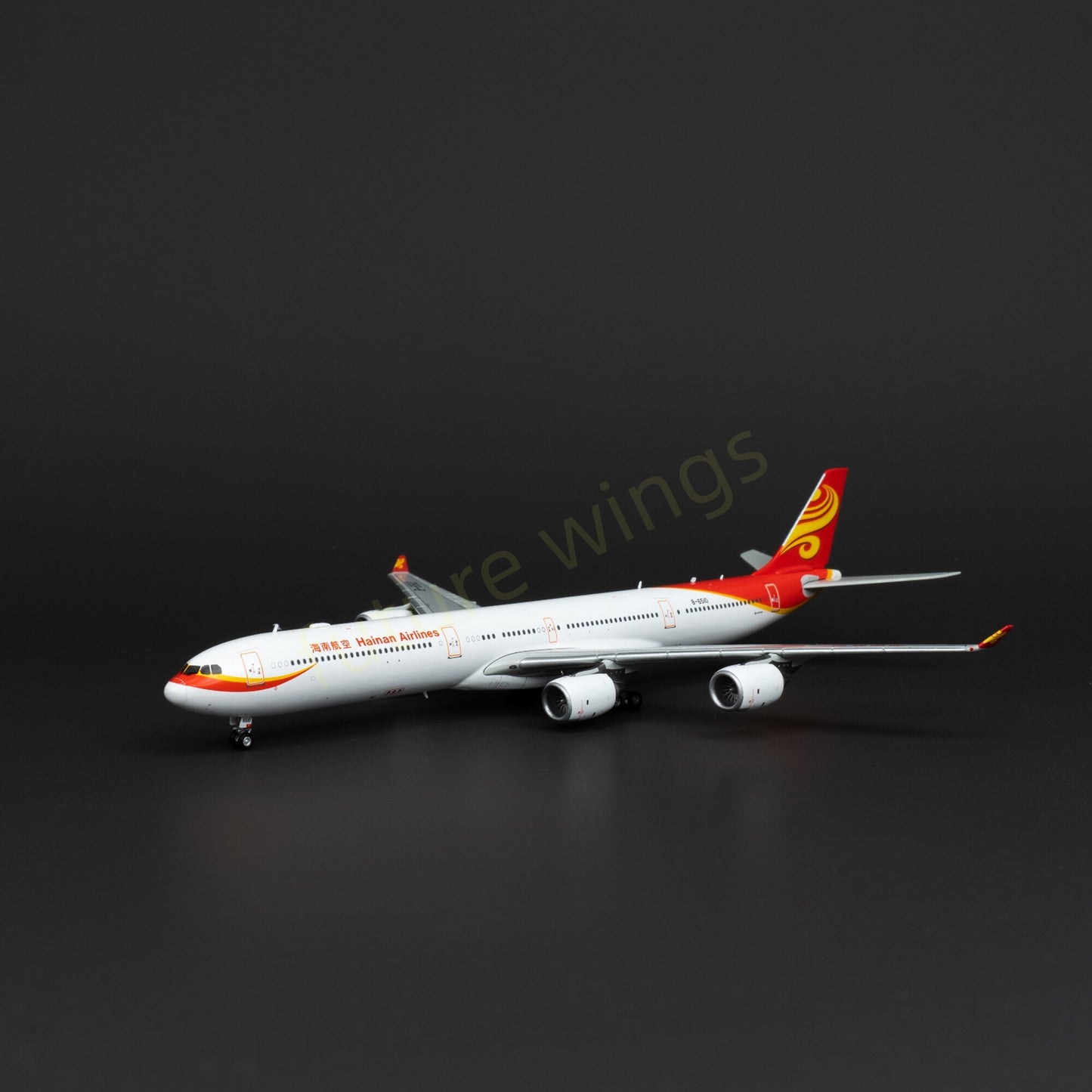 1:400 YY Wings Hainan Airlines A340-600 B-6508/B-6509/B-6510 Aircraft Model+Free Tractor