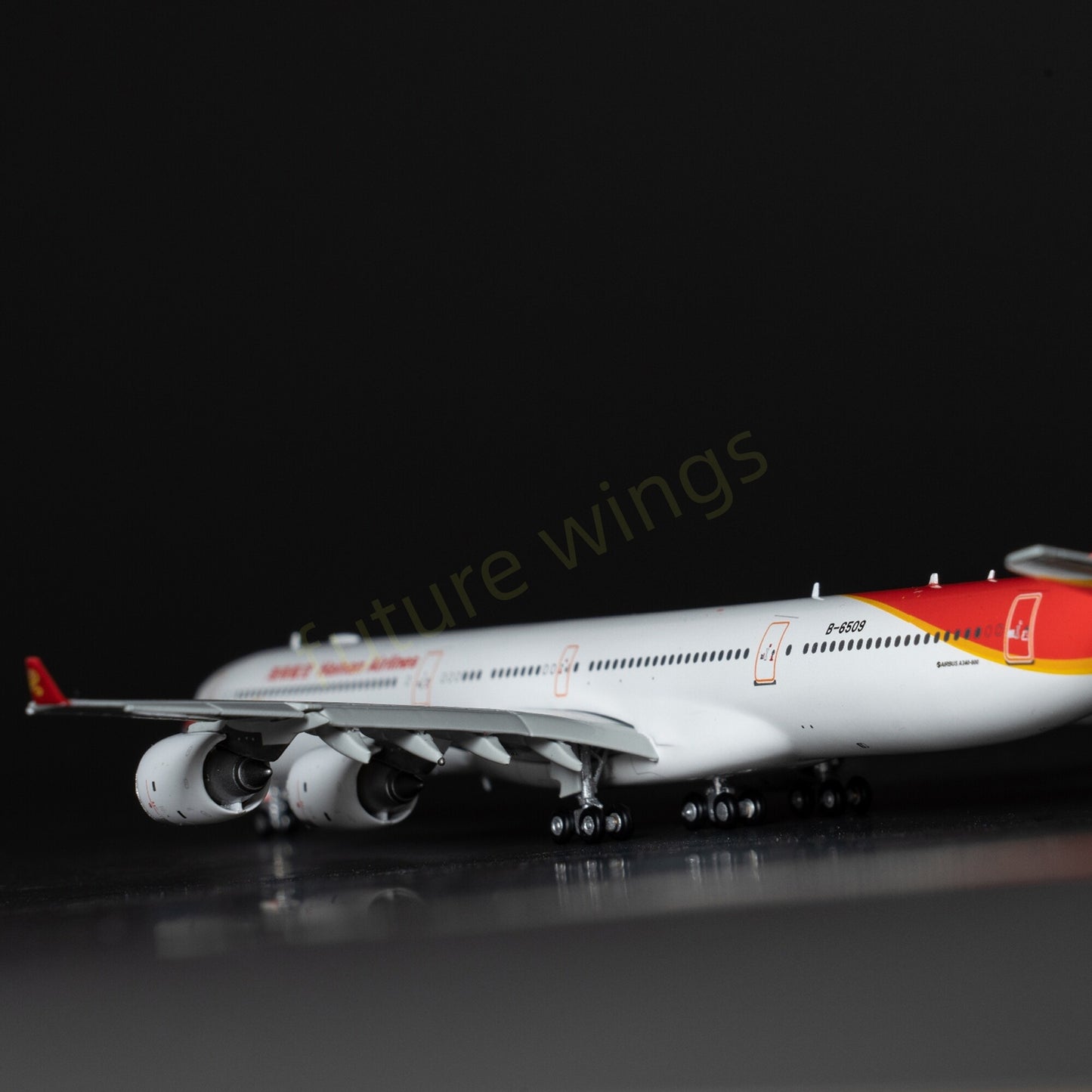 1:400 YY Wings Hainan Airlines A340-600 B-6508/B-6509/B-6510 Aircraft Model+Free Tractor