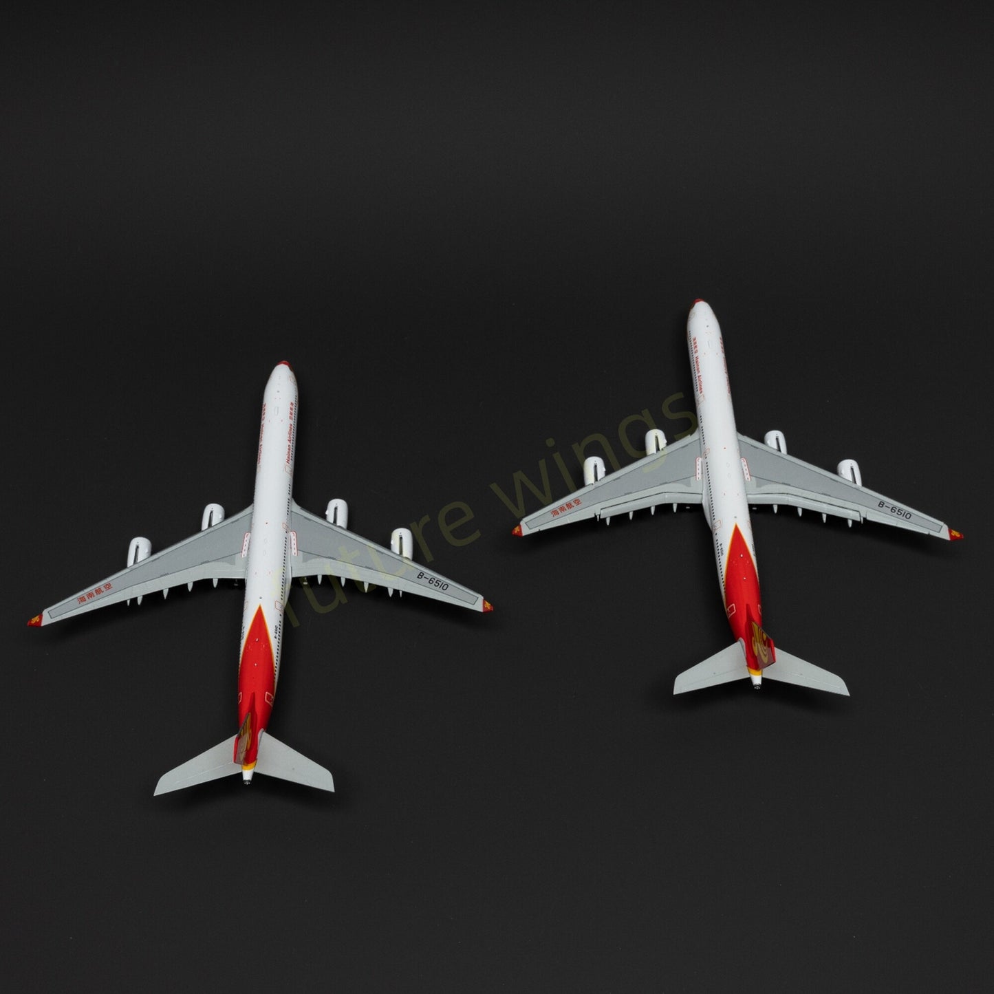 1:400 YY Wings Hainan Airlines A340-600 B-6508/B-6509/B-6510 Aircraft Model+Free Tractor
