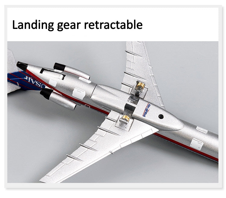1:250 US Air/Mexican B727-200 (Retractable Landing Gears) Diecast Model