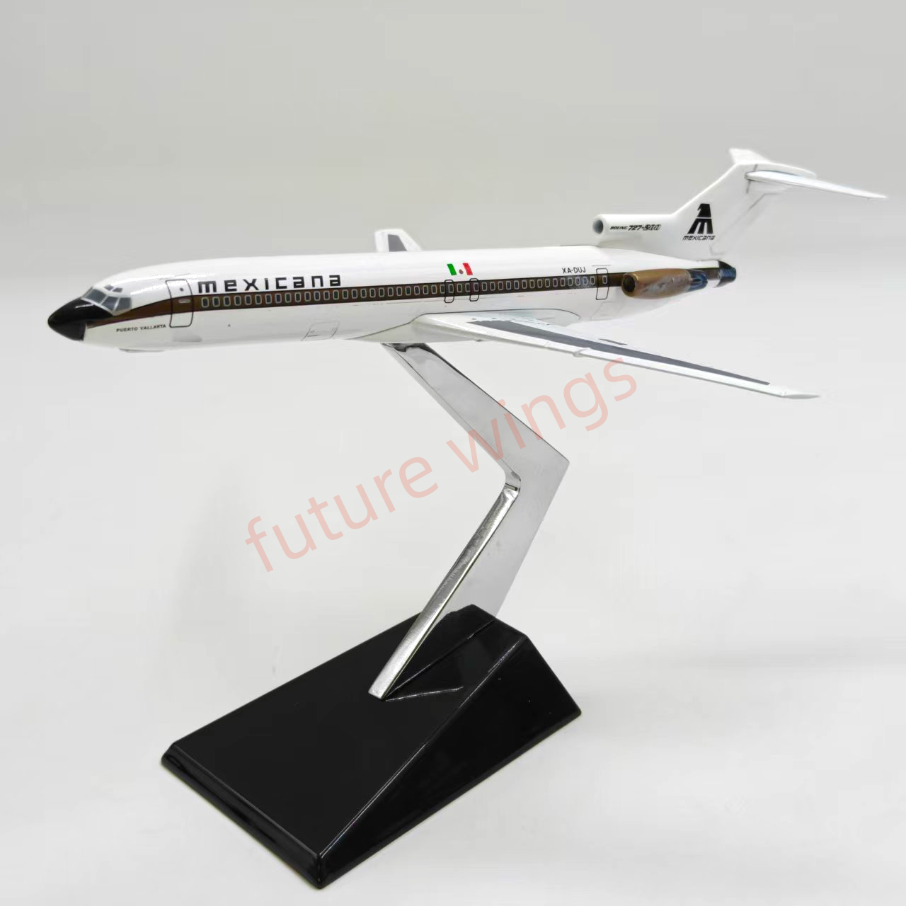 1:250 US Air/Mexican B727-200 (Retractable Landing Gears) Diecast Model