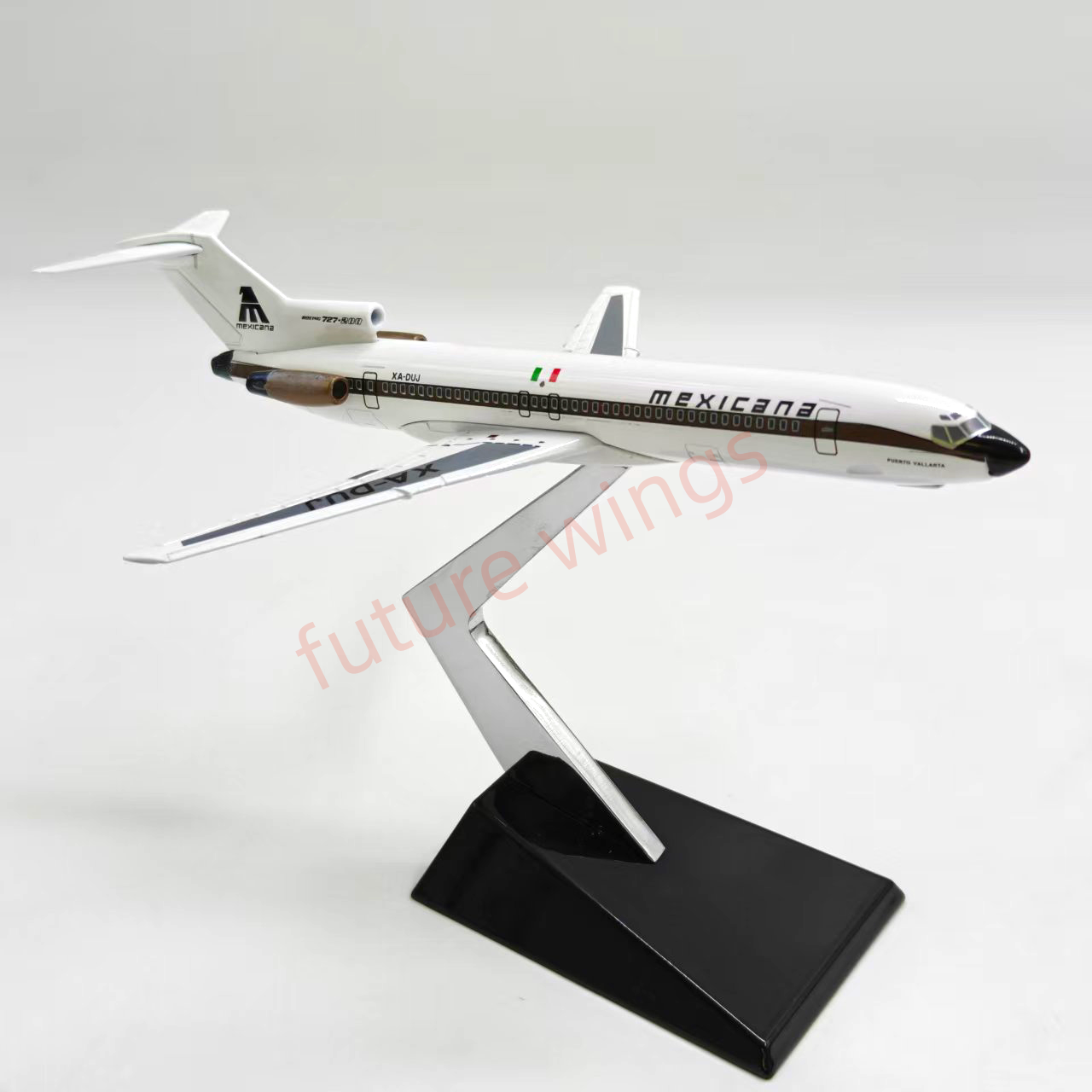 1:250 US Air/Mexican B727-200 (Retractable Landing Gears) Diecast Model