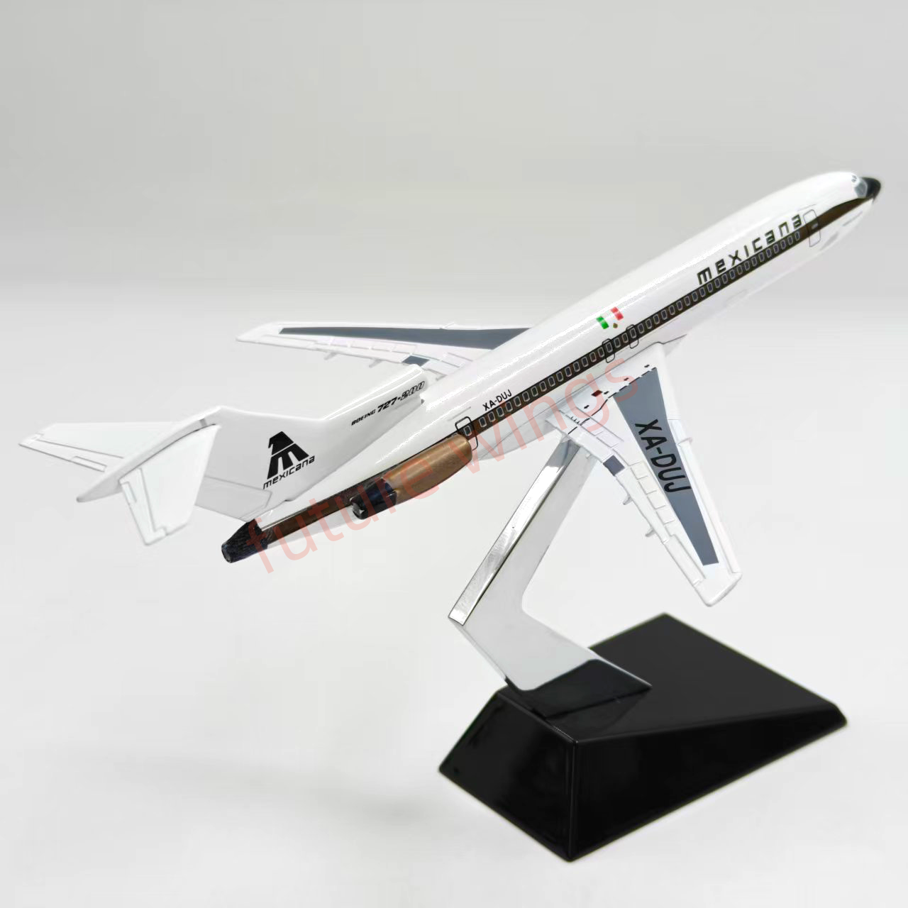 1:250 US Air/Mexican B727-200 (Retractable Landing Gears) Diecast Model
