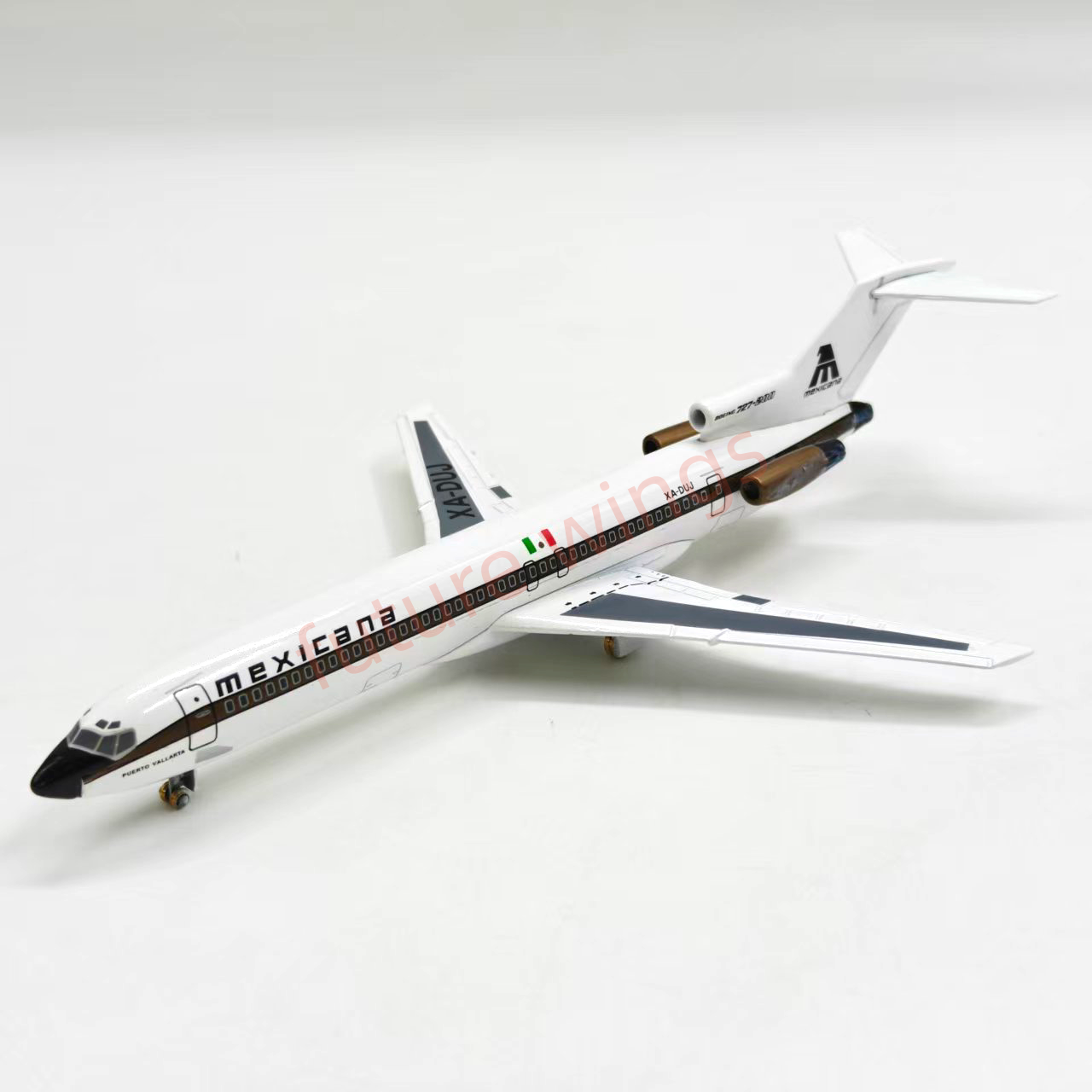 1:250 US Air/Mexican B727-200 (Retractable Landing Gears) Diecast Model