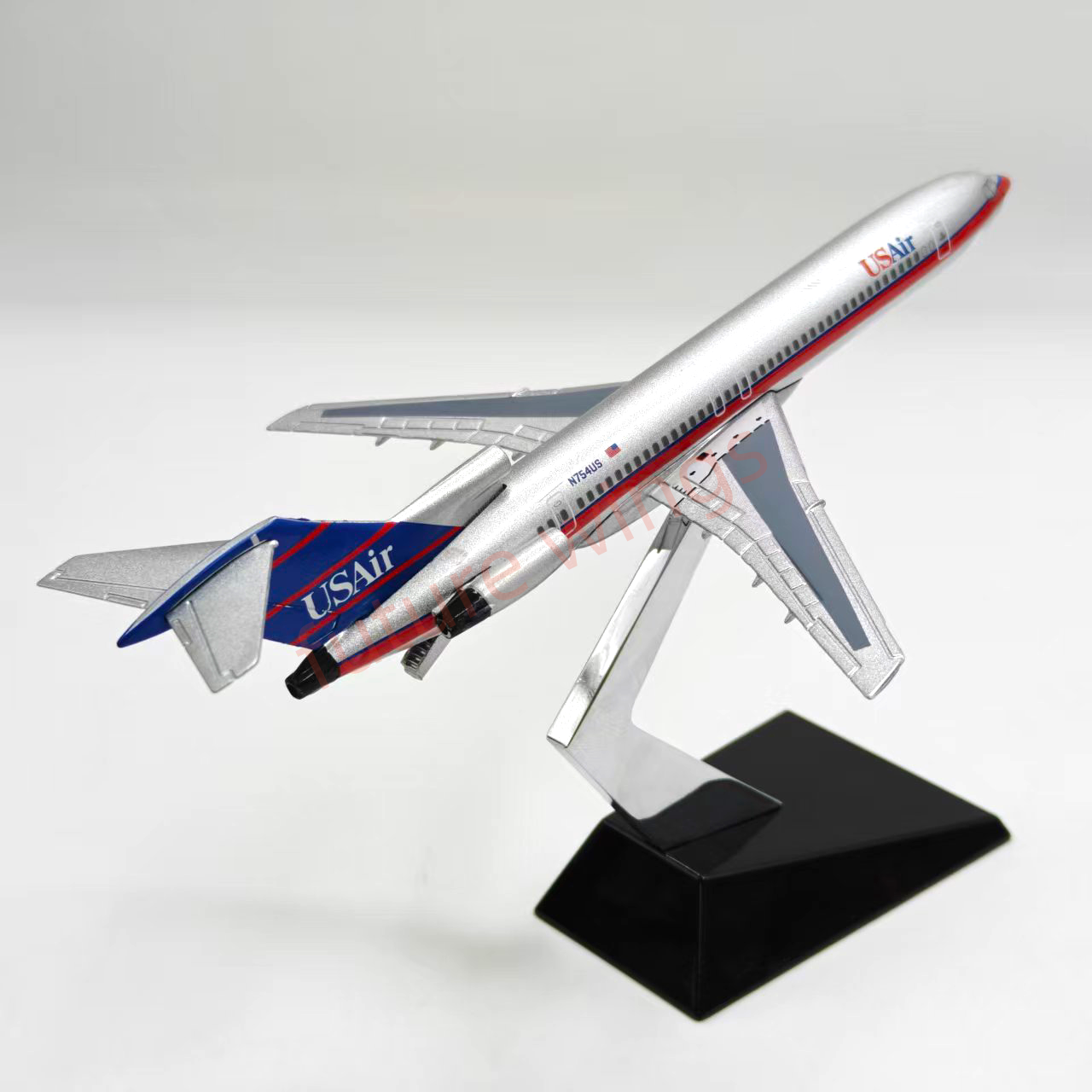 1:250 US Air/Mexican B727-200 (Retractable Landing Gears) Diecast Model