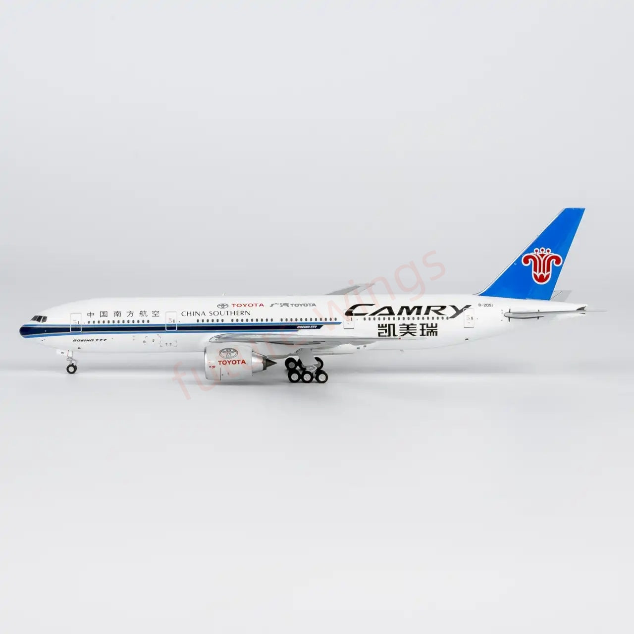 1:400 NG Models NG72067 China Southern Airlines B777-200 B-2051"TOYOTA CAMRY"Aircraft Model+Free Tractor