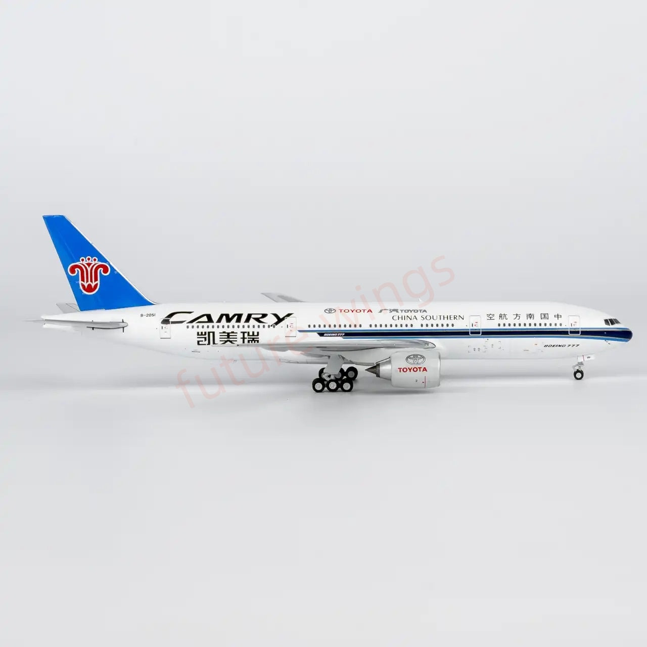 1:400 NG Models NG72067 China Southern Airlines B777-200 B-2051"TOYOTA CAMRY"Aircraft Model+Free Tractor