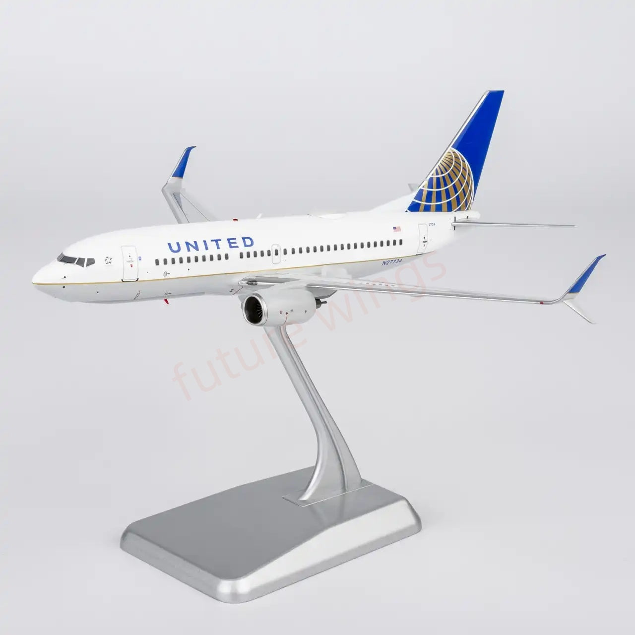 1:200 NG Models NG05035 United Airlines B737-700 N27734 Diecast Aircraft Model
