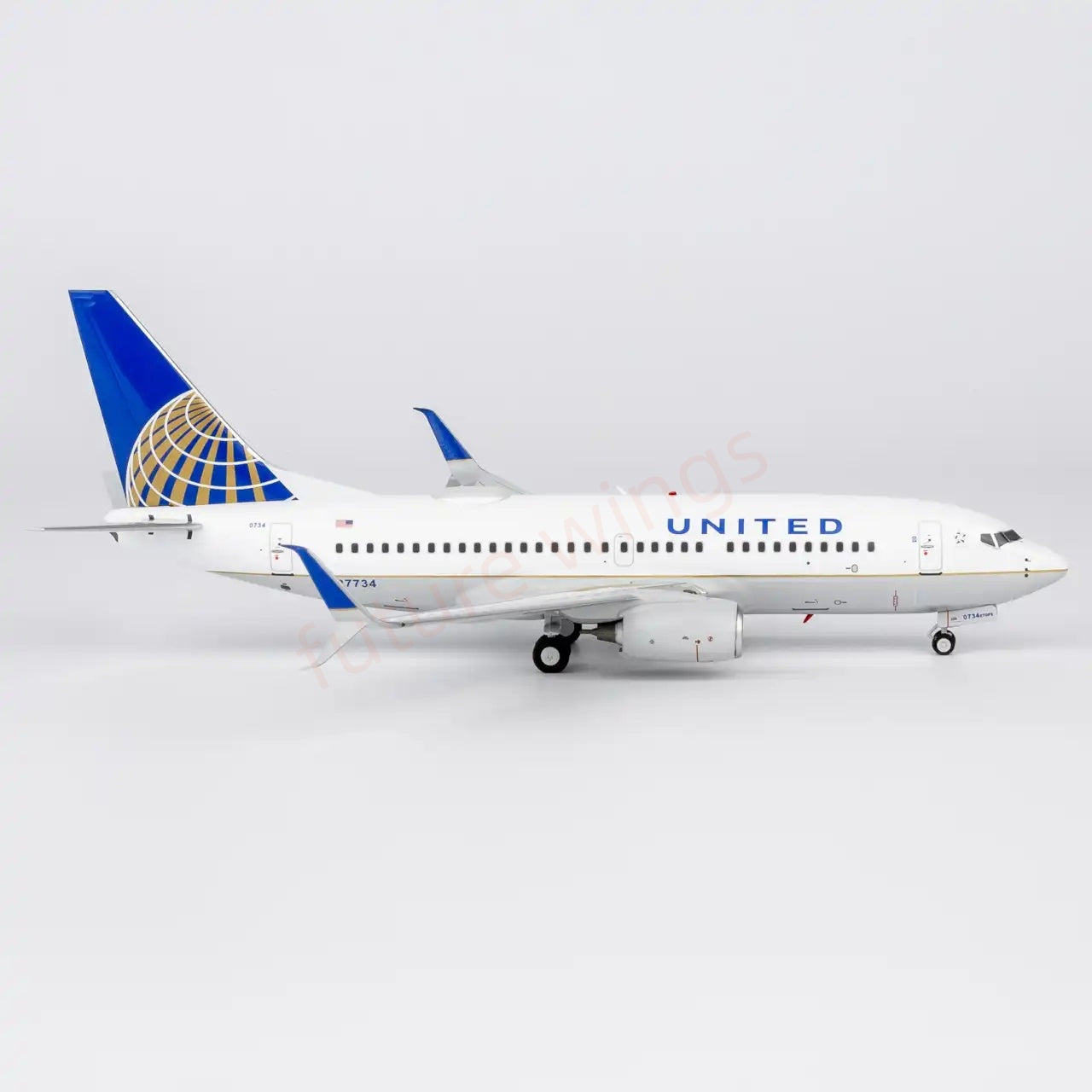 1:200 NG Models NG05035 United Airlines B737-700 N27734 Diecast Aircraft Model