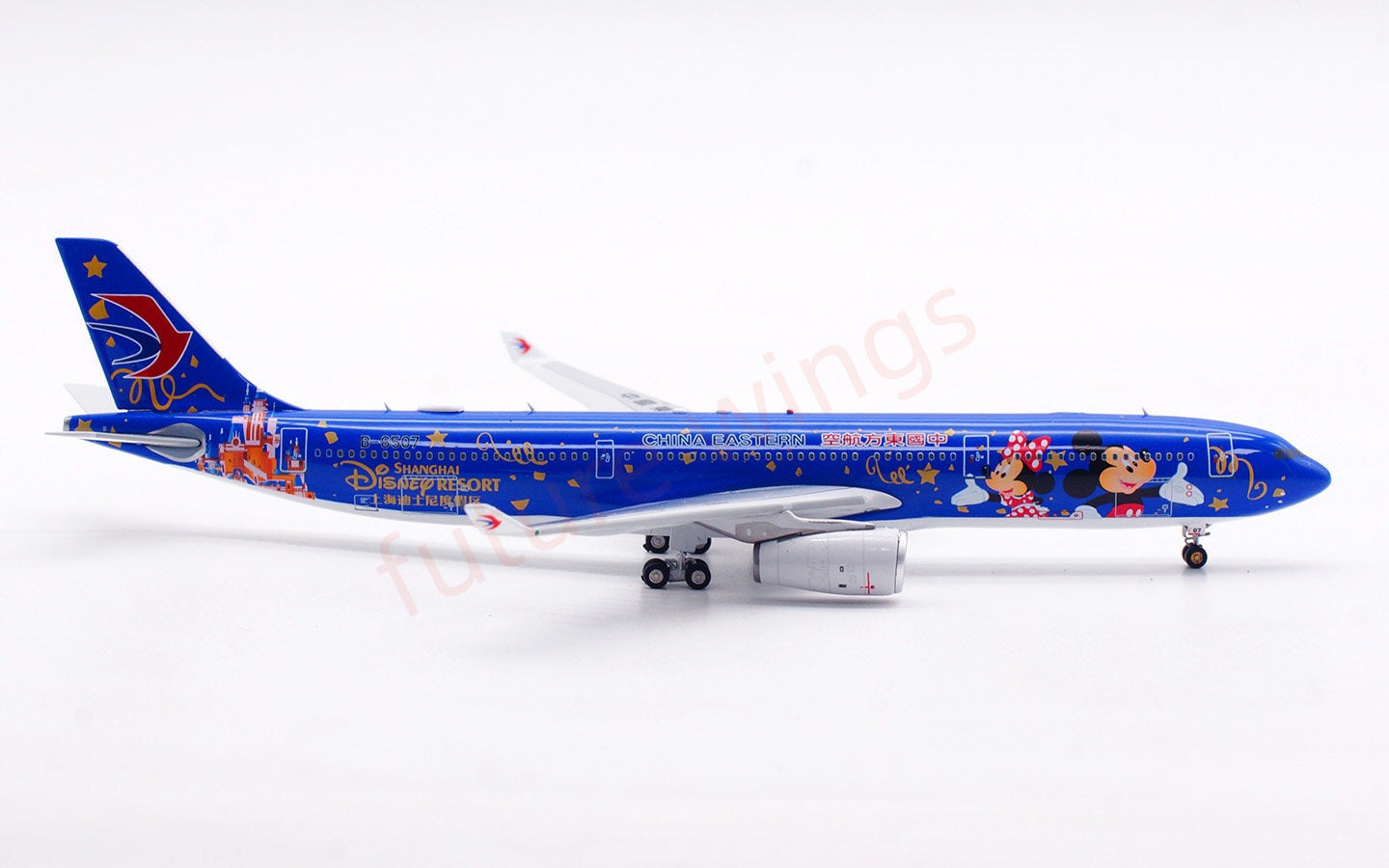 1:400 Aviation400 China Eastern Airlines A330-300 B-6507 Aircraft Model Free Tractor+Stand