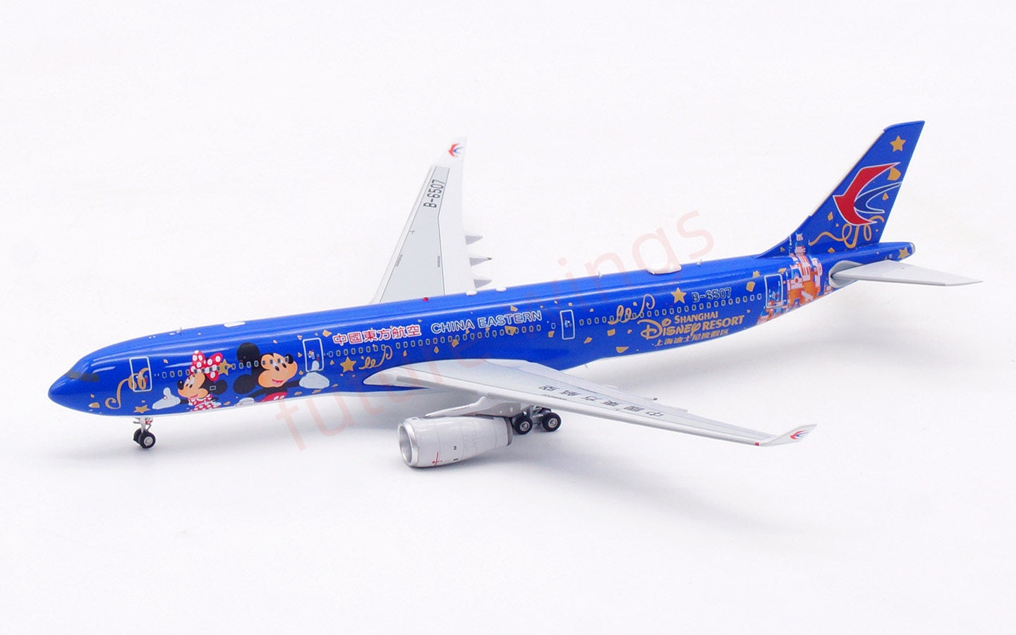 1:400 Aviation400 China Eastern Airlines A330-300 B-6507 Aircraft Model Free Tractor+Stand