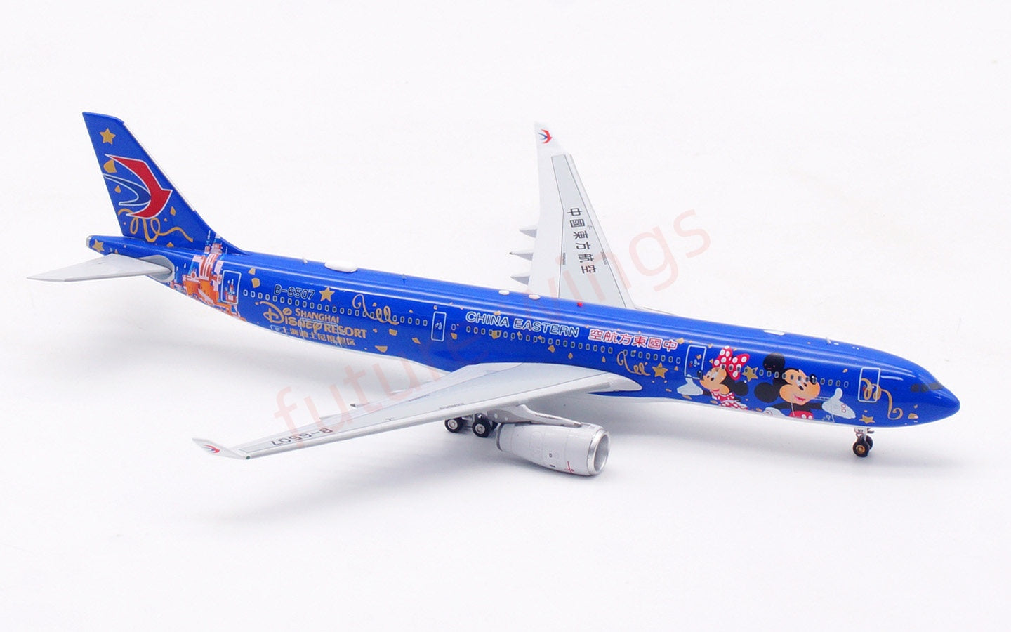 1:400 Aviation400 China Eastern Airlines A330-300 B-6507 Aircraft Model Free Tractor+Stand