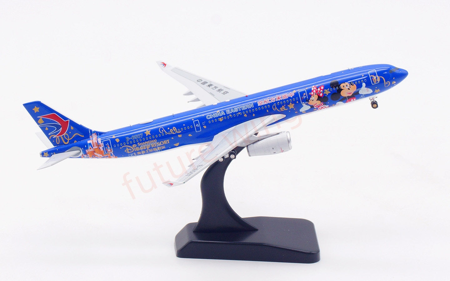 1:400 Aviation400 China Eastern Airlines A330-300 B-6507 Aircraft Model Free Tractor+Stand