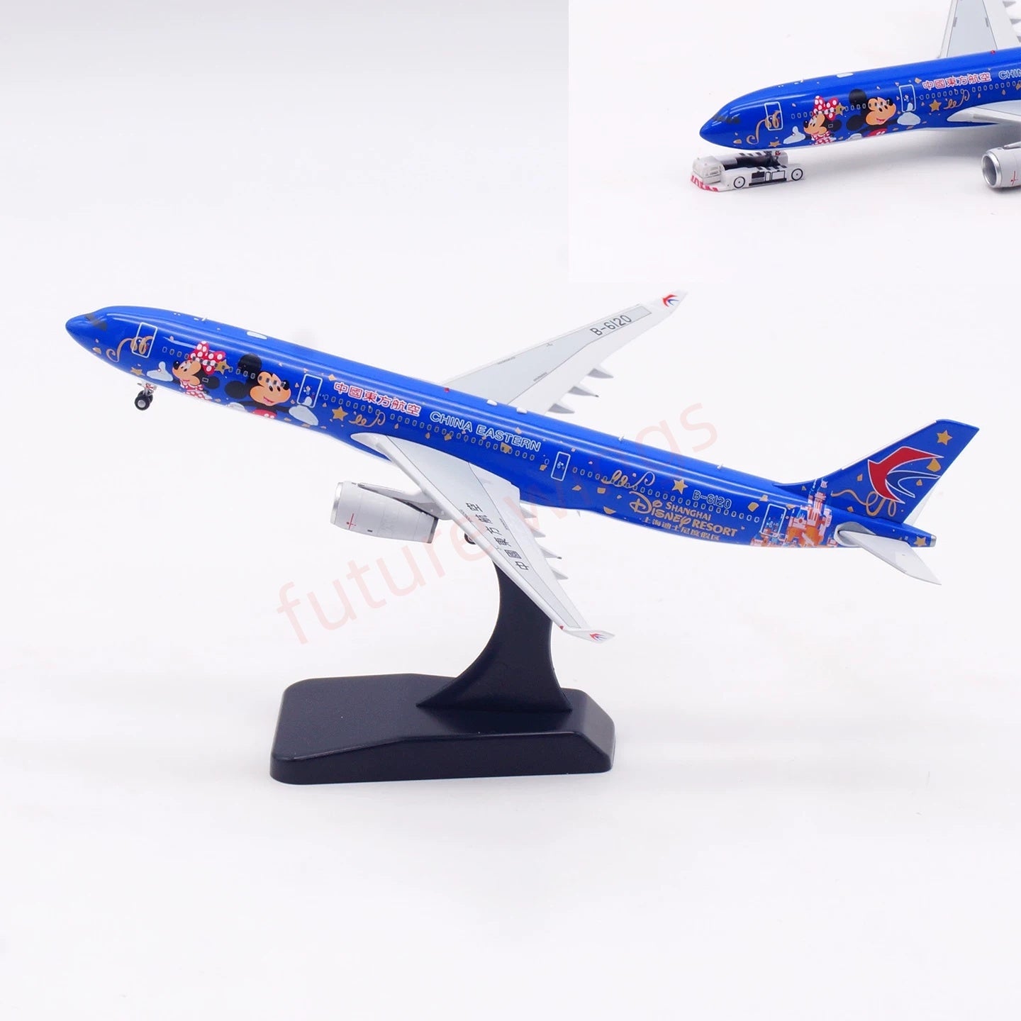 1:400 Aviation400 China Eastern Airlines A330-300 B-6120 Aircraft Model Free Tractor+Stand