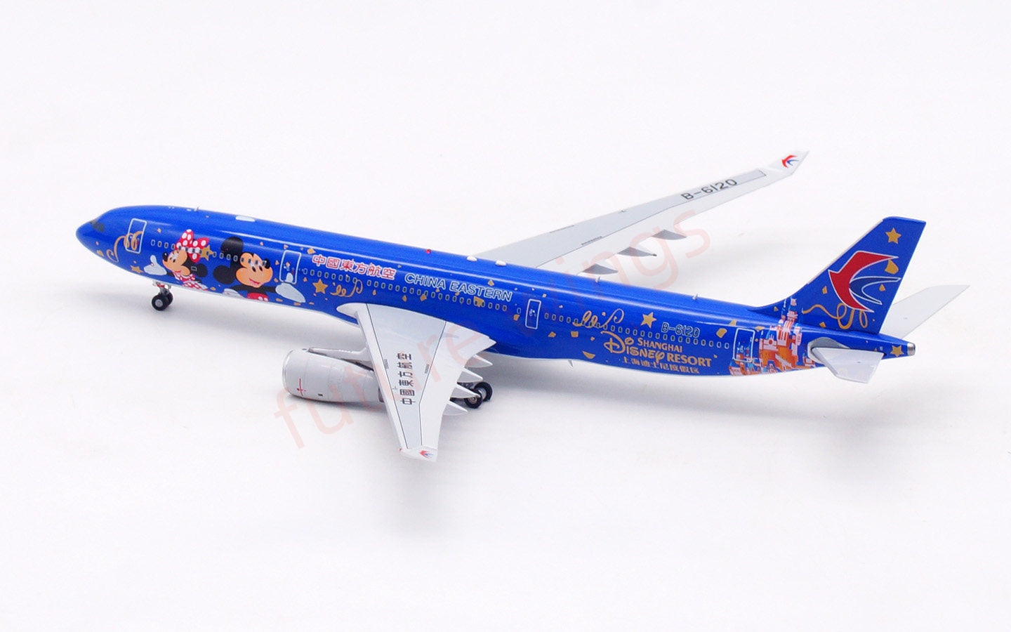 1:400 Aviation400 China Eastern Airlines A330-300 B-6120 Aircraft Model Free Tractor+Stand