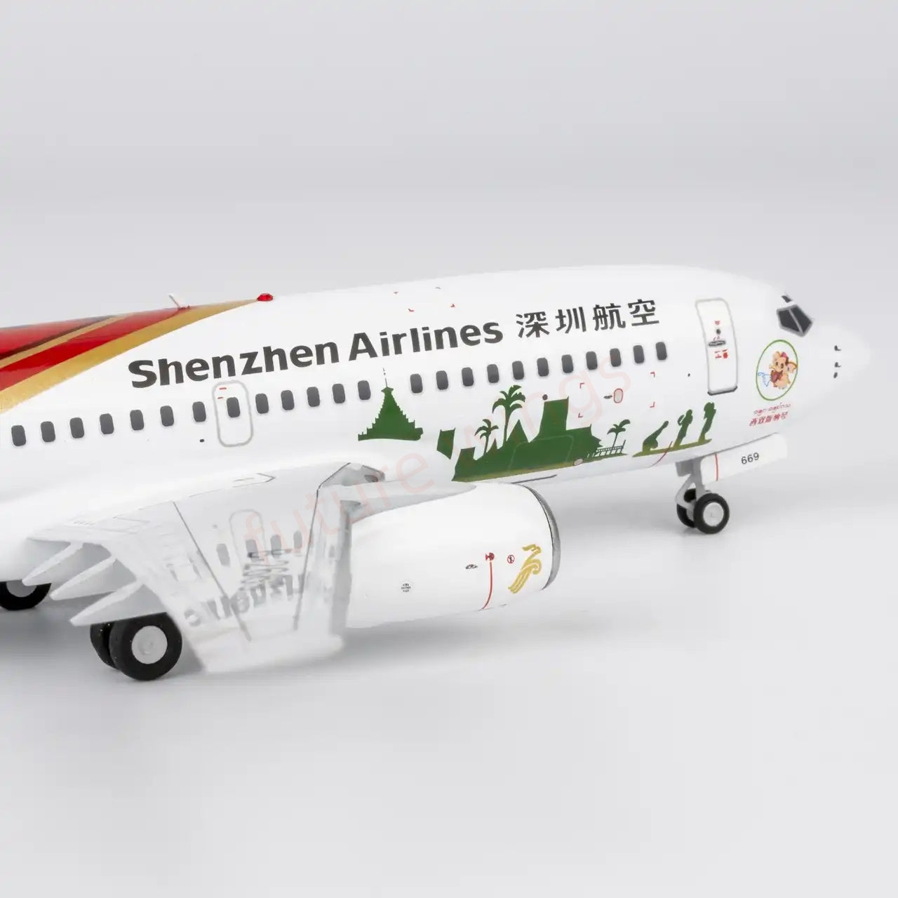 1:200 NG Models NG05036 ShenZhen Airlines B737-700 B-2669 Diecast Aircraft Model