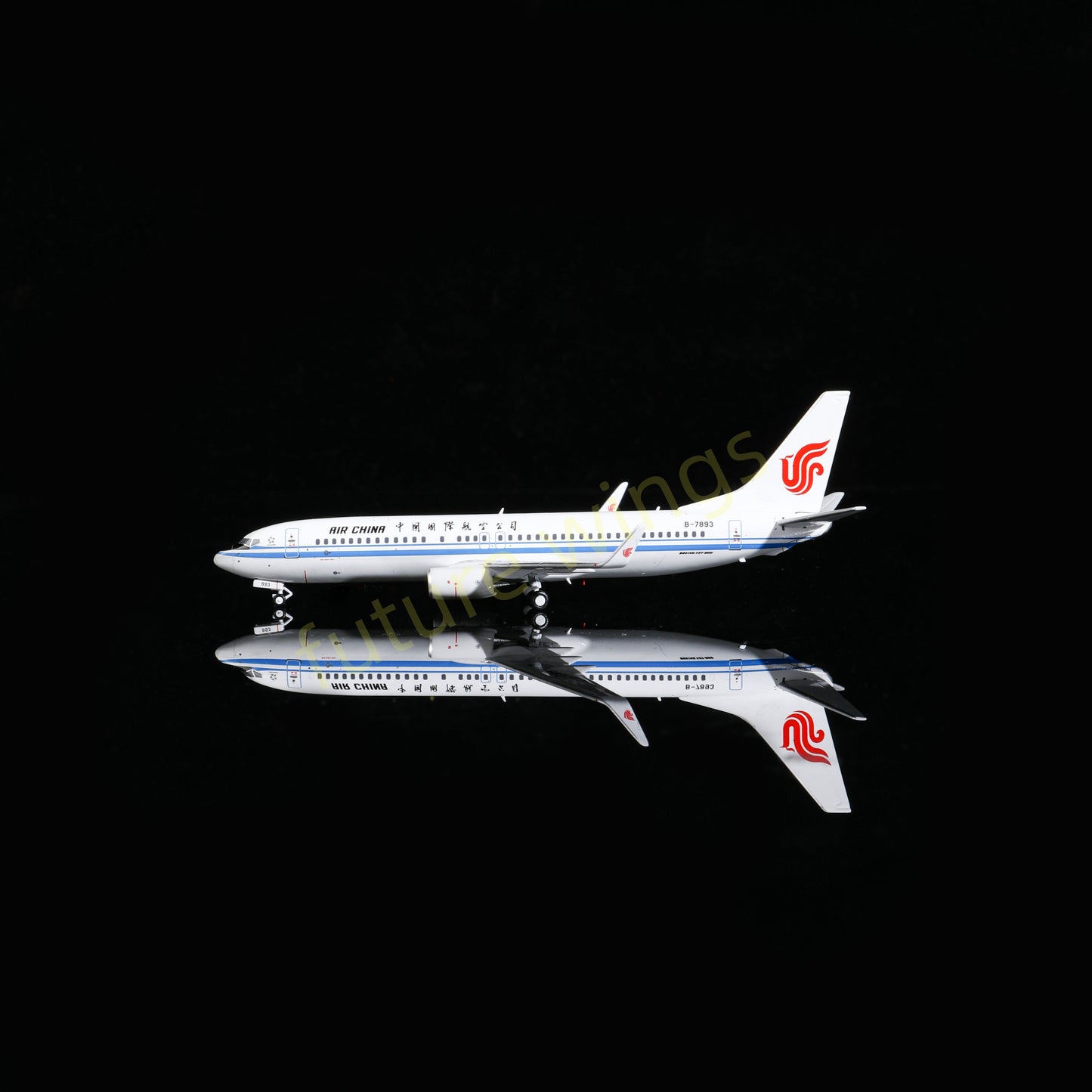 1:400 AeroPolaris Air China B737-800 B-7893 Aircraft Model+Free Tractor