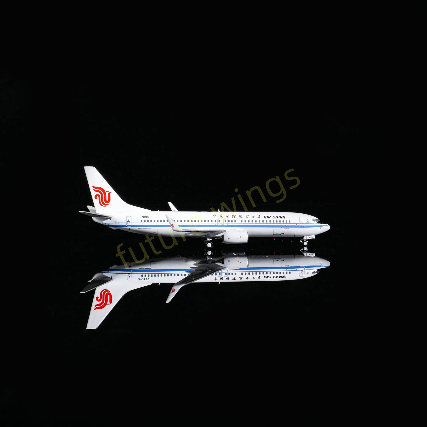 1:400 AeroPolaris Air China B737-800 B-7893 Aircraft Model+Free Tractor