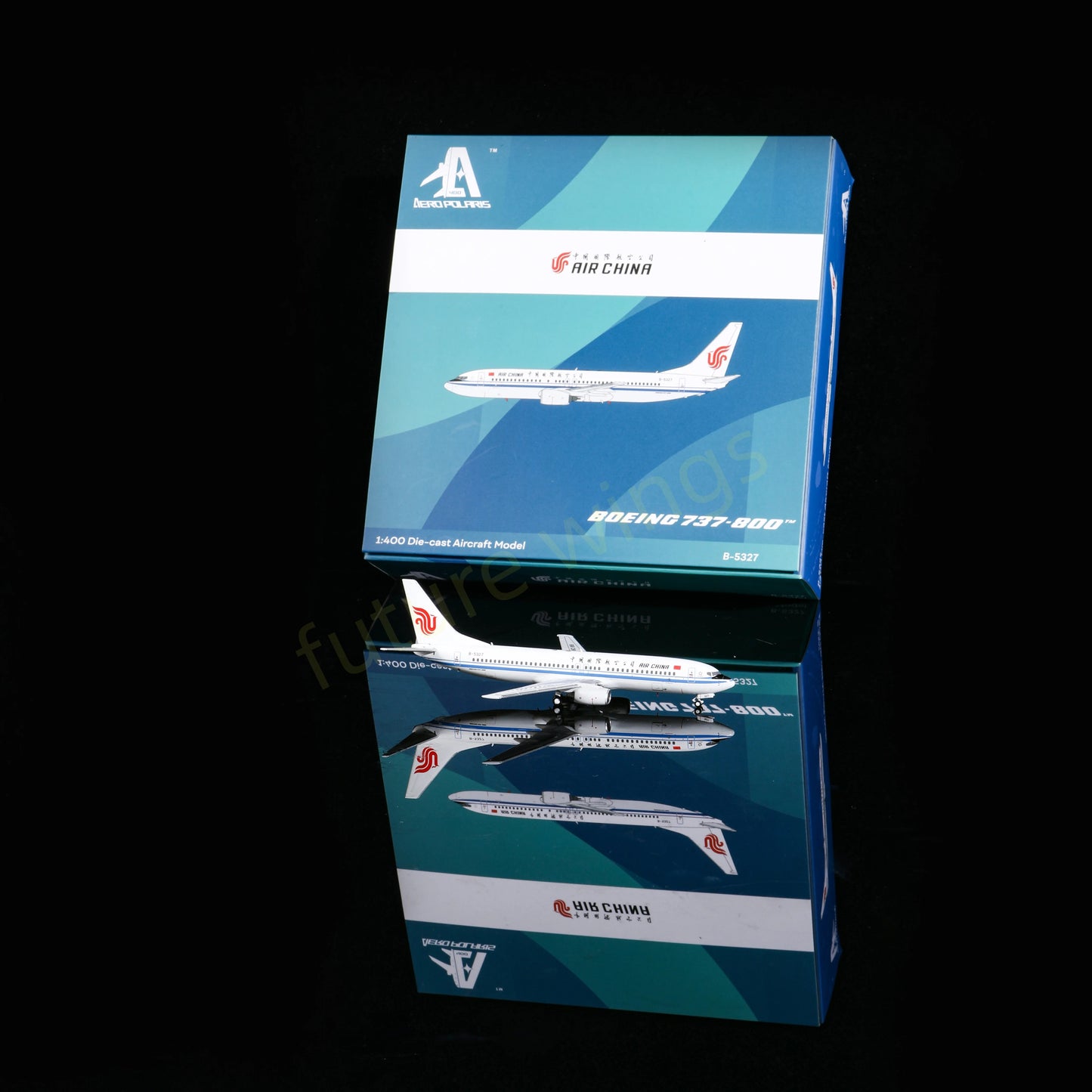 1:400 AeroPolaris Air China B737-800 B-5327 Aircraft Model+Free Tractor