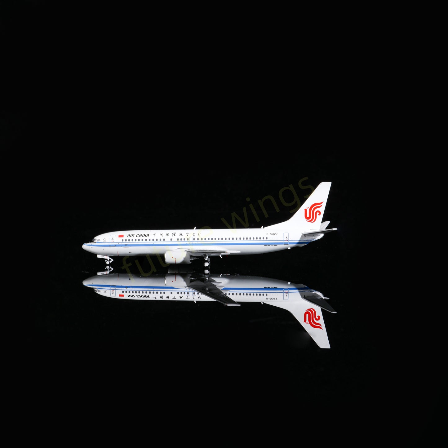 1:400 AeroPolaris Air China B737-800 B-5327 Aircraft Model+Free Tractor