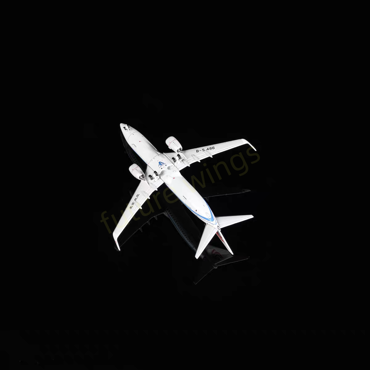 1:400 AeroPolaris BeiJing Airlines B737-800 B-5486 Aircraft Model+Free Tractor