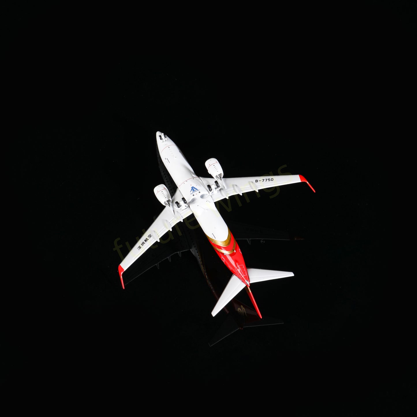 1:400 AeroPolaris ShenZhen Airlines B737-800 B-7750 Aircraft Model+Free Tractor