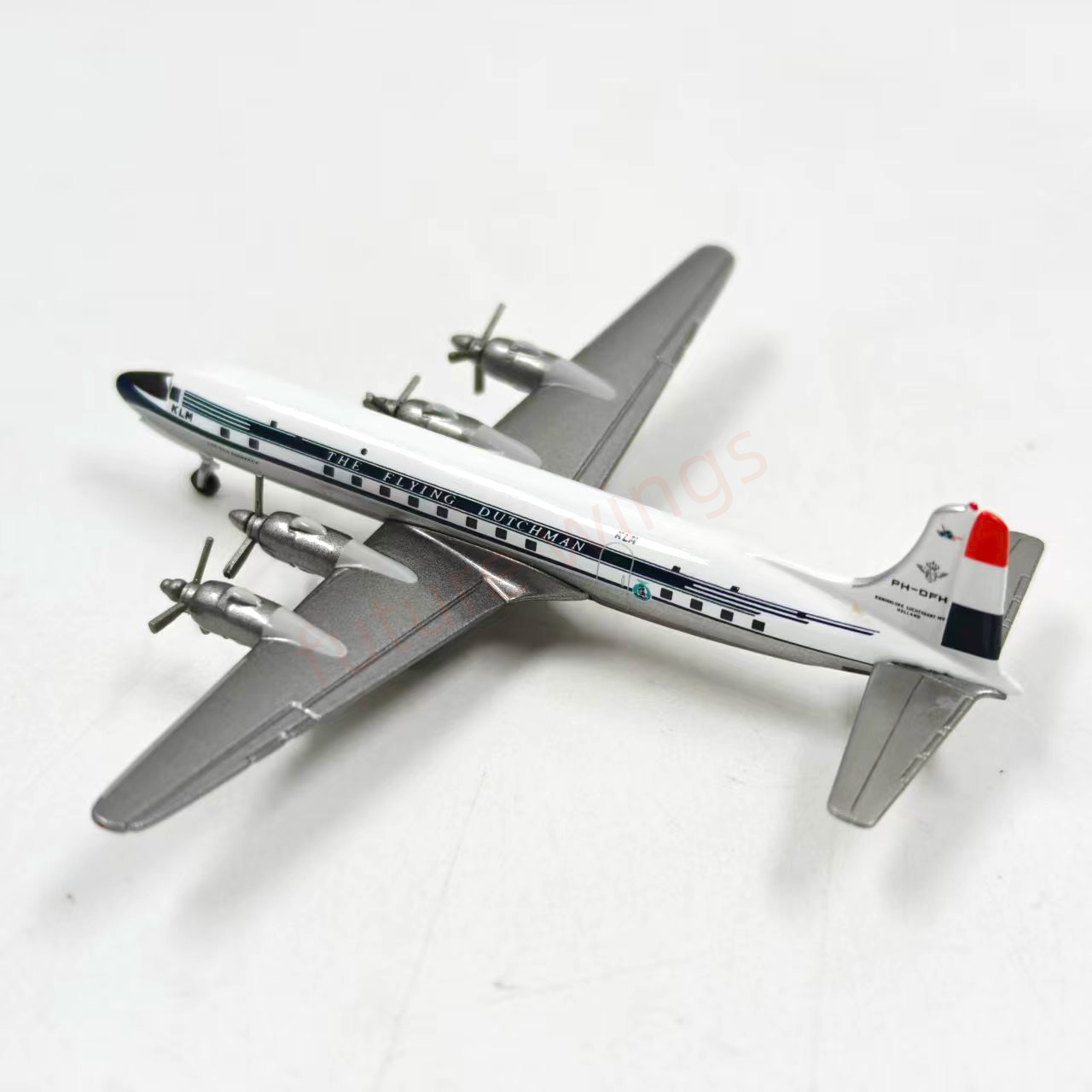 1:500 Herpa Wings 536998 KLM Douglas DC-6B PH-DFH Diecast Aircraft Model
