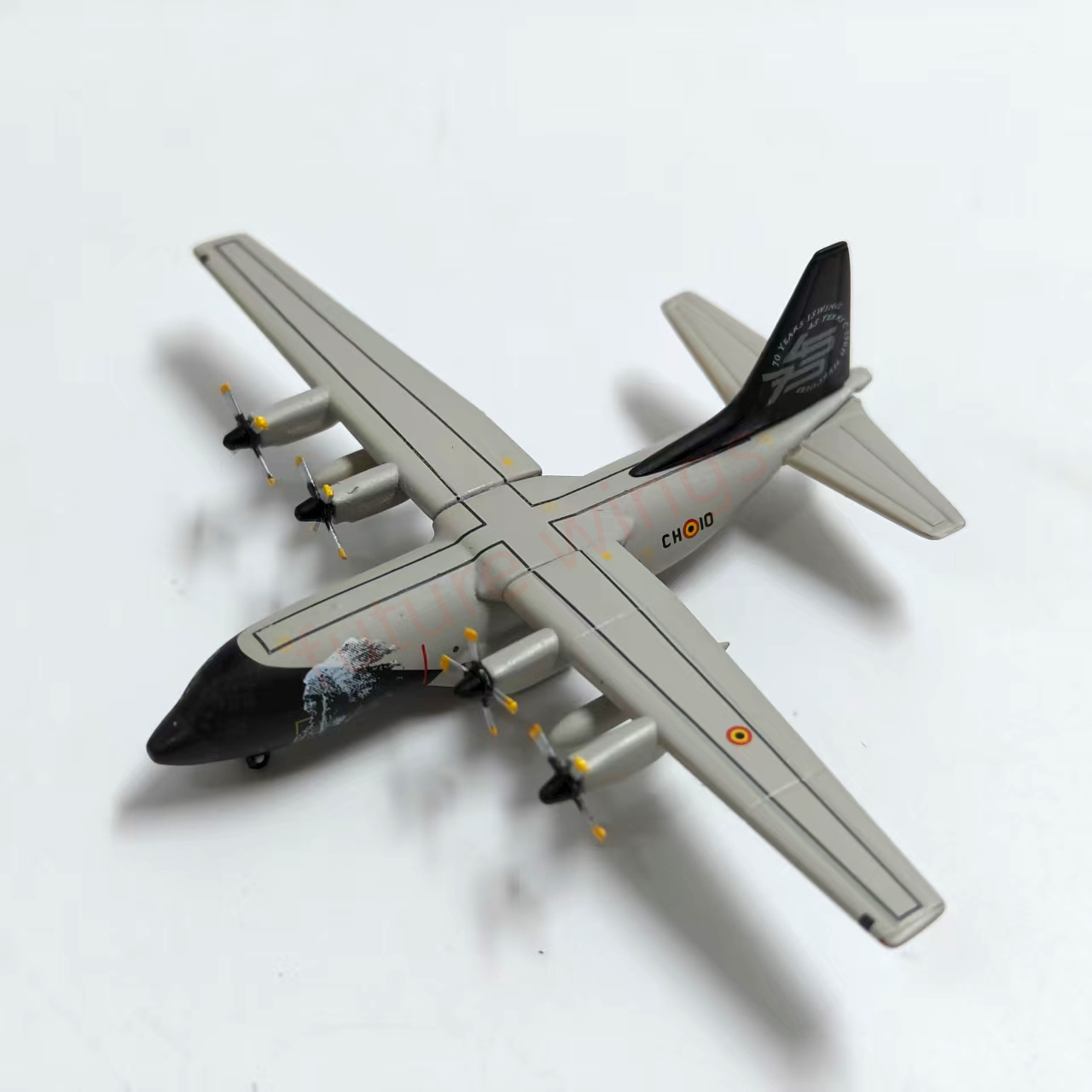 1:500 Herpa Wings 533379 Belgian Air Component Lockheed C-130H Hercules CH-10 Diecast Aircraft Model