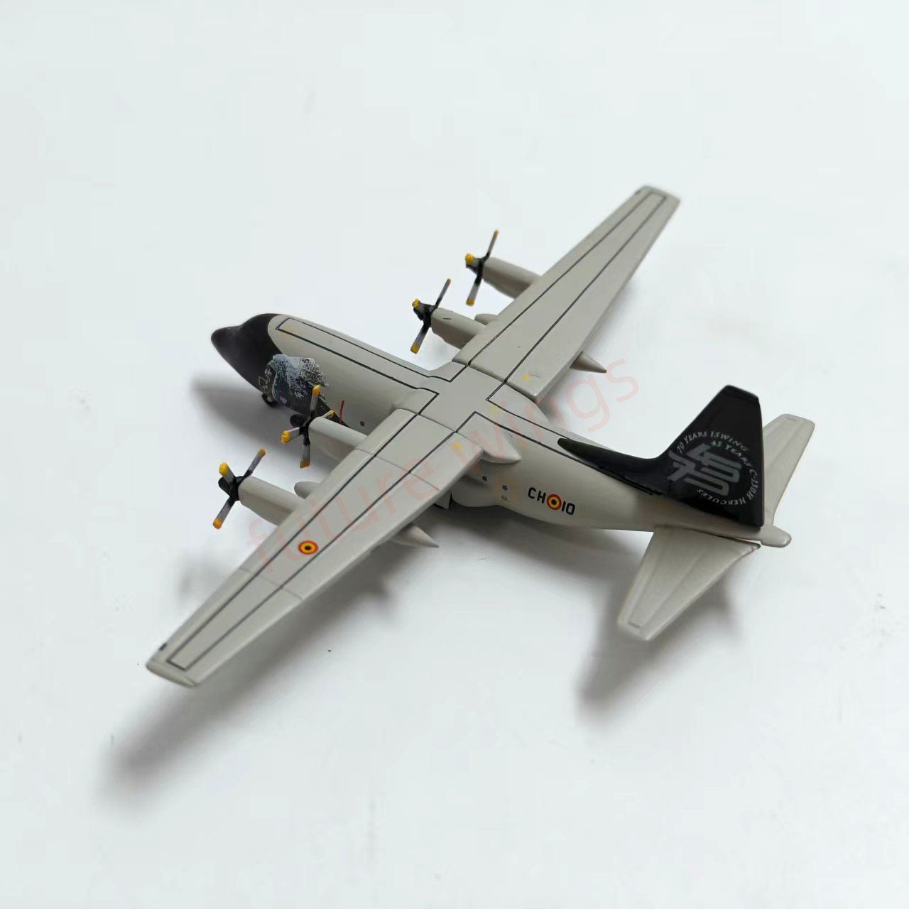 1:500 Herpa Wings 533379 Belgian Air Component Lockheed C-130H Hercules CH-10 Diecast Aircraft Model
