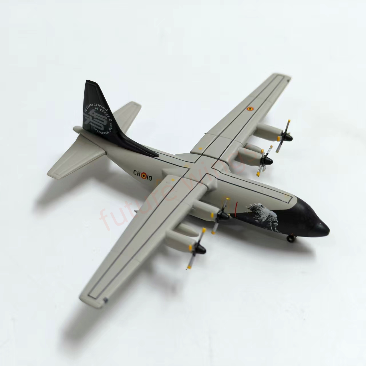 1:500 Herpa Wings 533379 Belgian Air Component Lockheed C-130H Hercules CH-10 Diecast Aircraft Model