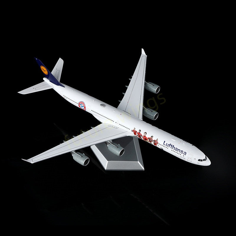 1:200 SQ Wings Lufthansa Airlines A340-600 D-AIHK Aircraft Model