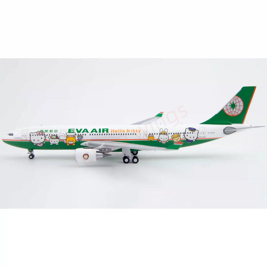 1:400 Kylin Models EVA Air A330-200 B-16309 Hello Kitty Aircraft Model+Free Tractor