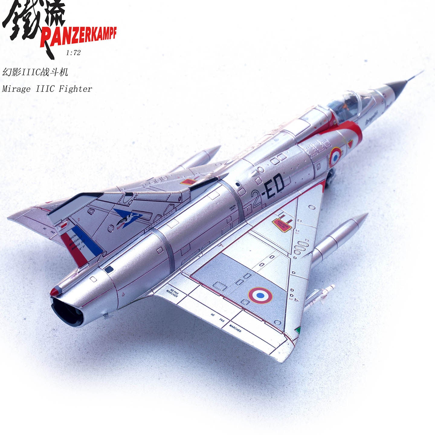 1:72 Panzerkampf 14648PA French Air Force Mirage III 2-ED 91,12 Fighter