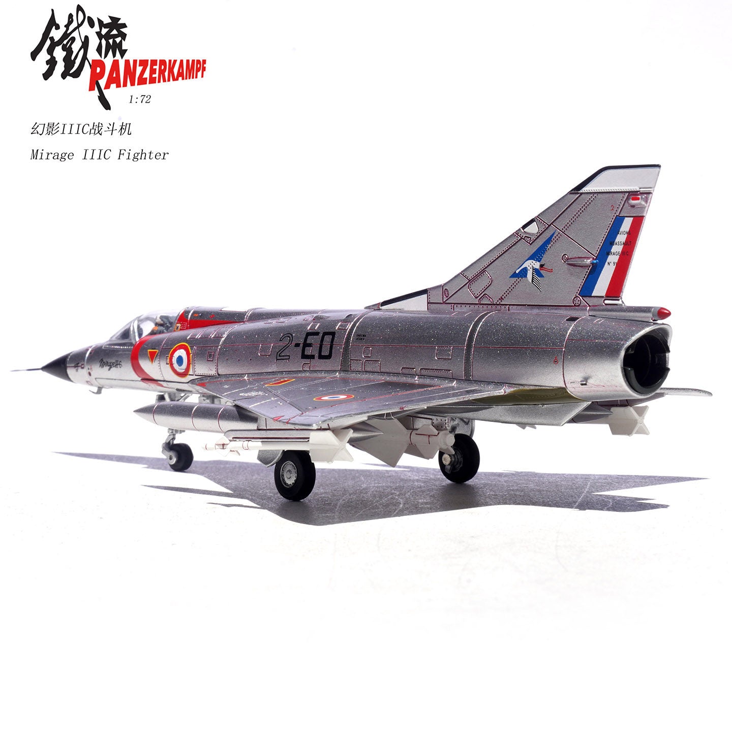 1:72 Panzerkampf 14648PA French Air Force Mirage III 2-ED 91,12 Fighter